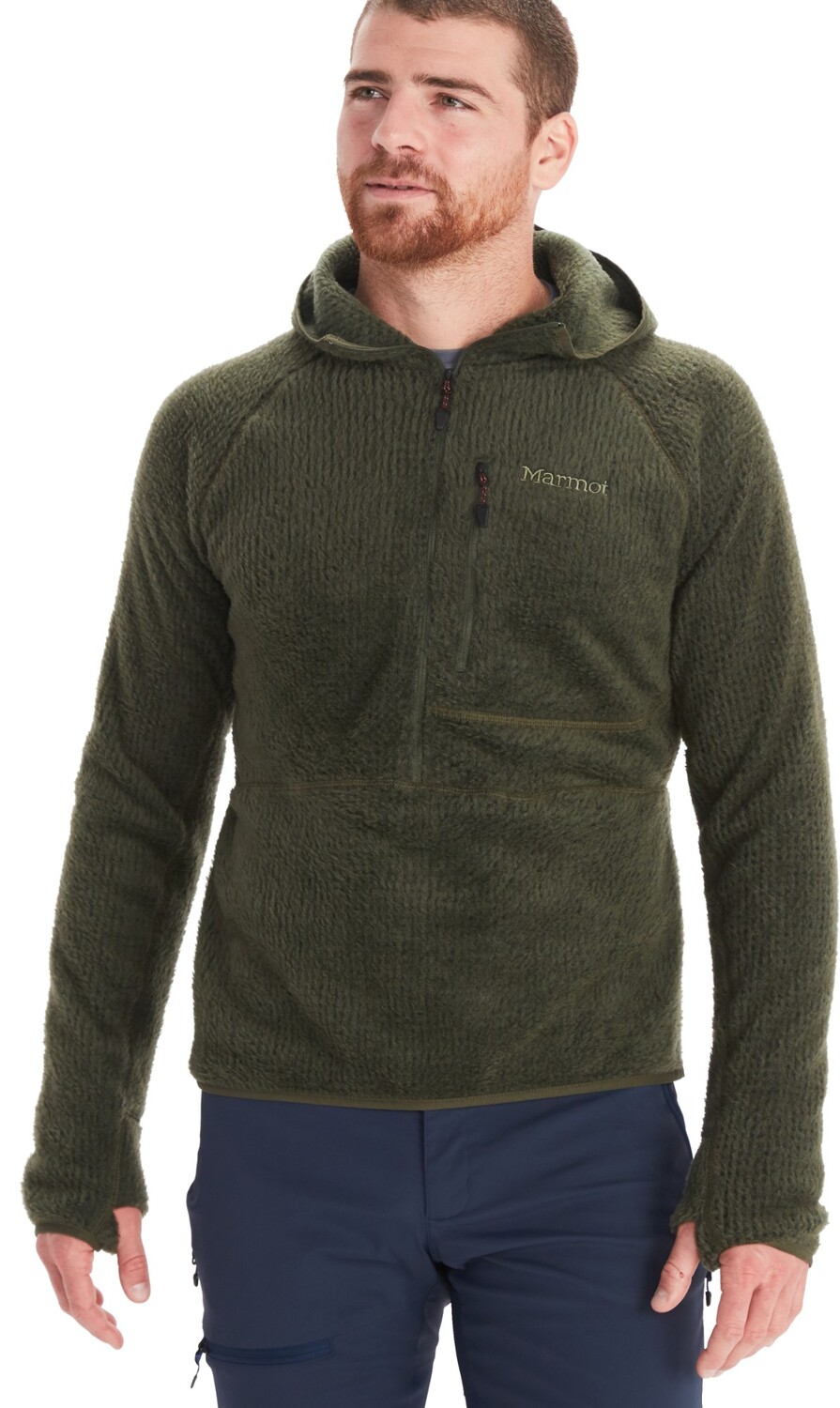 

Шерстяная толстовка Orsa Polartec - Мужская Marmot, зеленый