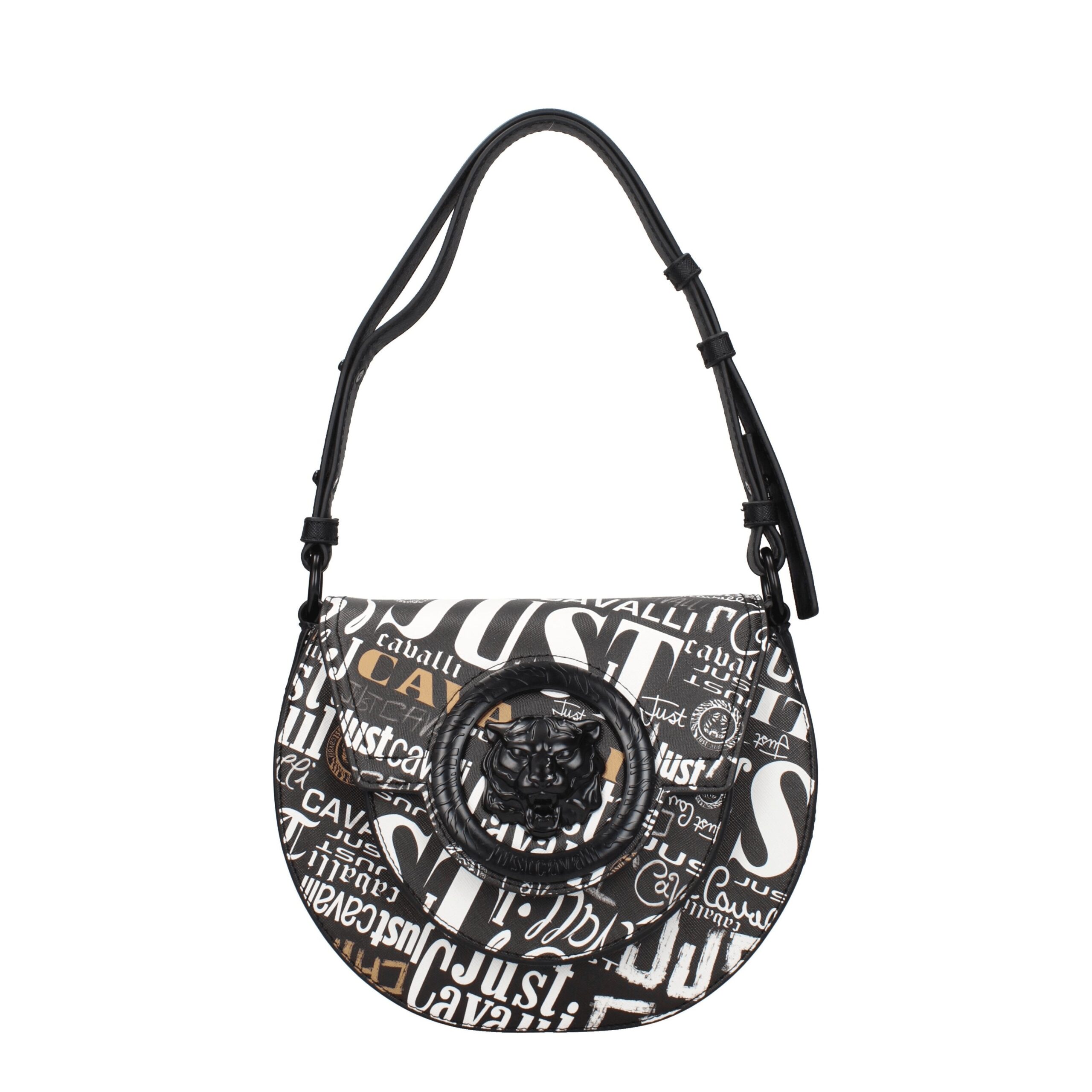 

Черные сумки через плечо из полиэстера Just Cavalli, черный