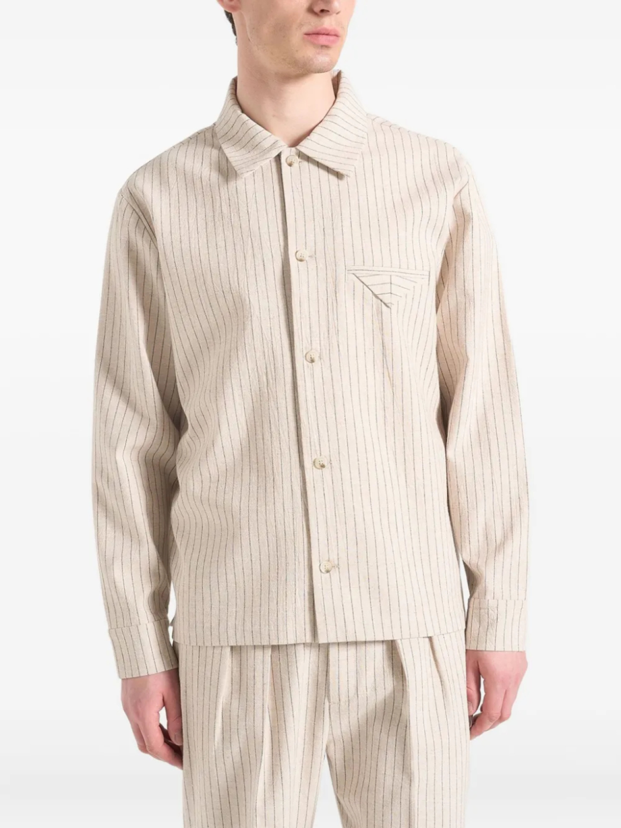 

Полосатая рубашка Way of Seeing Wilfrid Manière De Voir, нейтральный