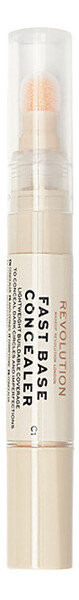 

Makeup Revolution, Fast Base, консилер для глаз со спонжем C1, 4 мл