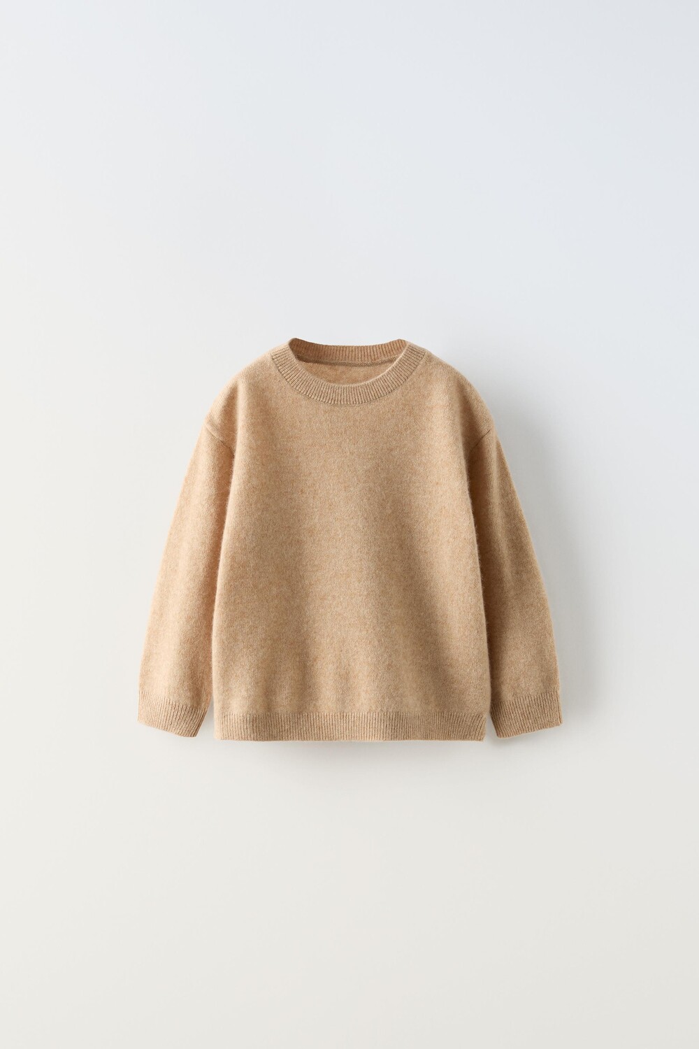 

Свитер из 100% кашемира ZARA, цвет light camel