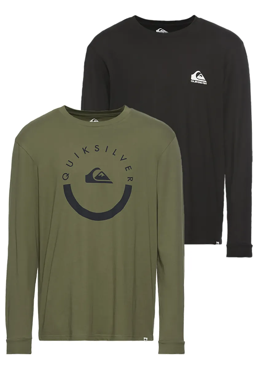 

Рубашка Quiksilver с длинными рукавами "MOUNTAIN SUNRISE LS TEE PACK YM", черный