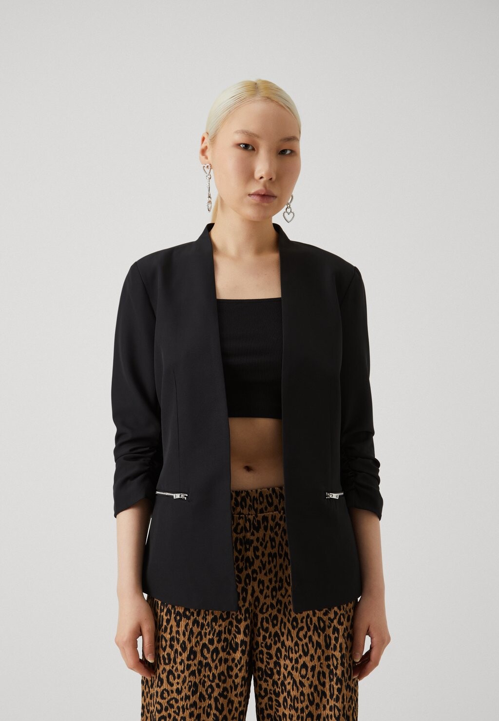 

Блейзер ONLBERRY 3/4 ZIP ONLY, цвет black