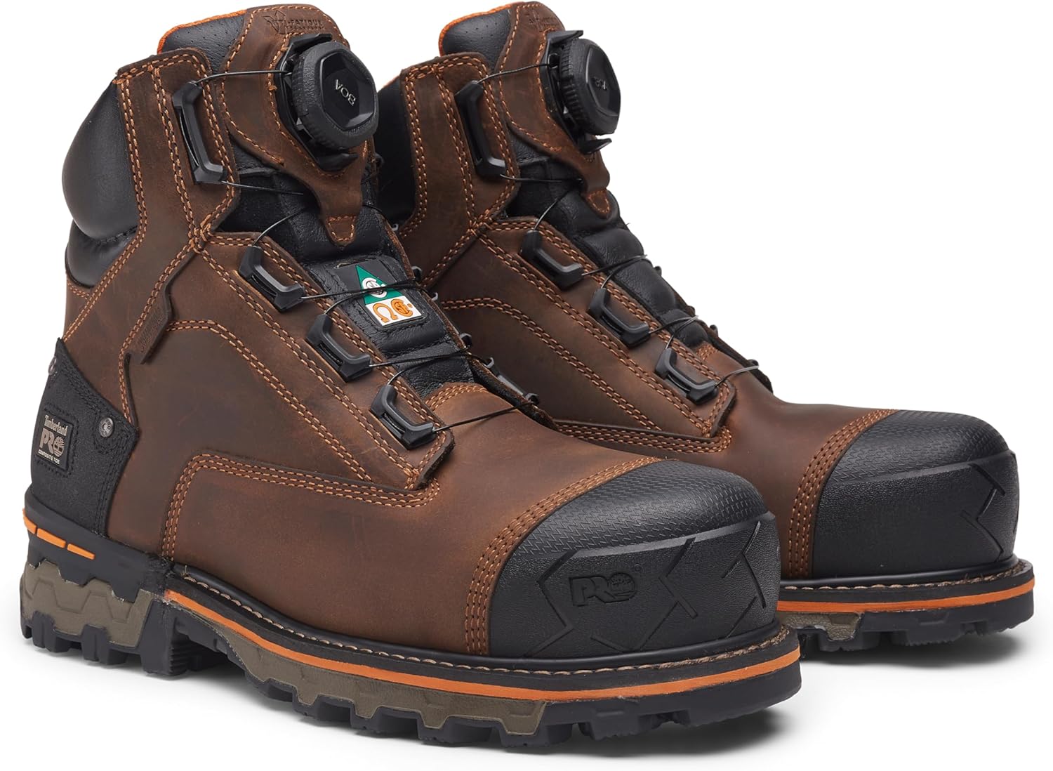 Timberland PRO мужские, Boondock BOA 6-Inch Composite Toe Waterproof рабочие ботинки, Mocha Brown — фото 2