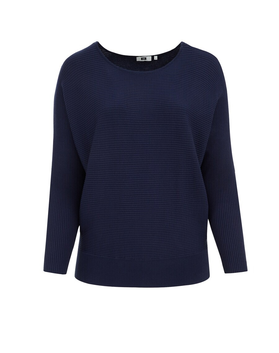 

Тонкий вязаный свитер WE Fashion Sweater, темно-синий