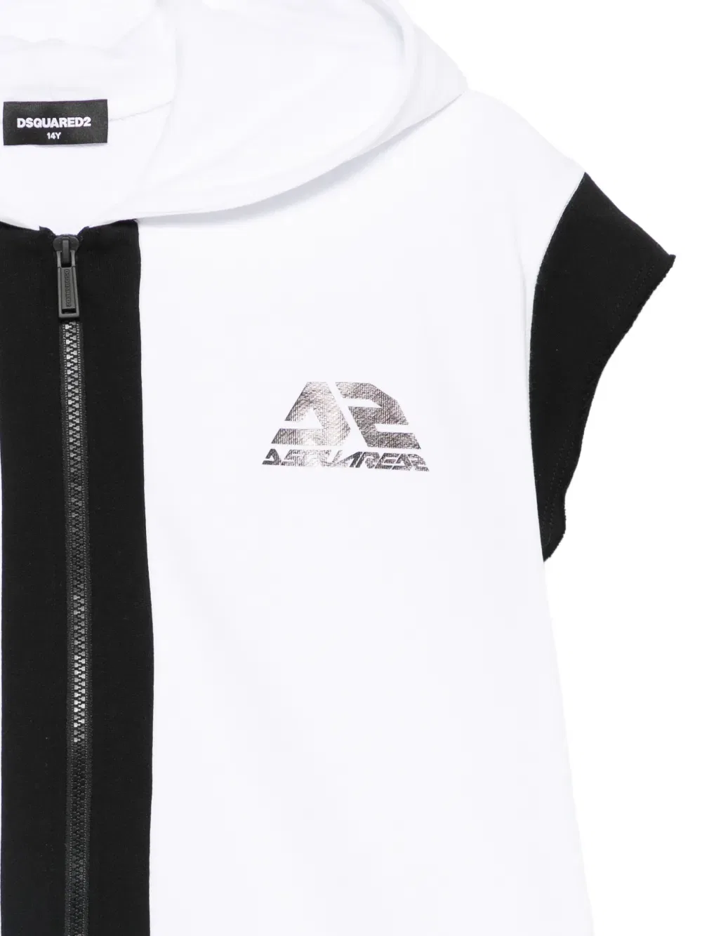 Толстовка на молнии Dsquared2 Kids, белый — фото 3