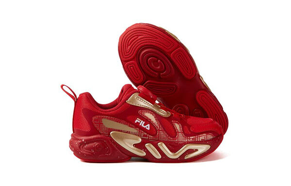 Кроссовки fashion shoes 'red gold' Fila, красный — фото 4