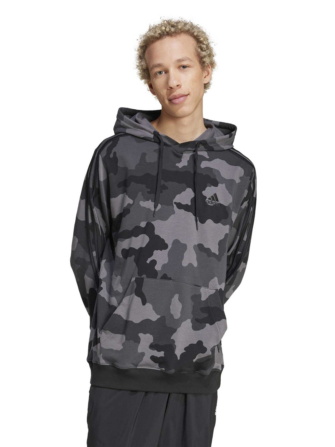 

Толстовка Adidas Sportswear Seasonal Essentials Camouflage Hoodie, черный