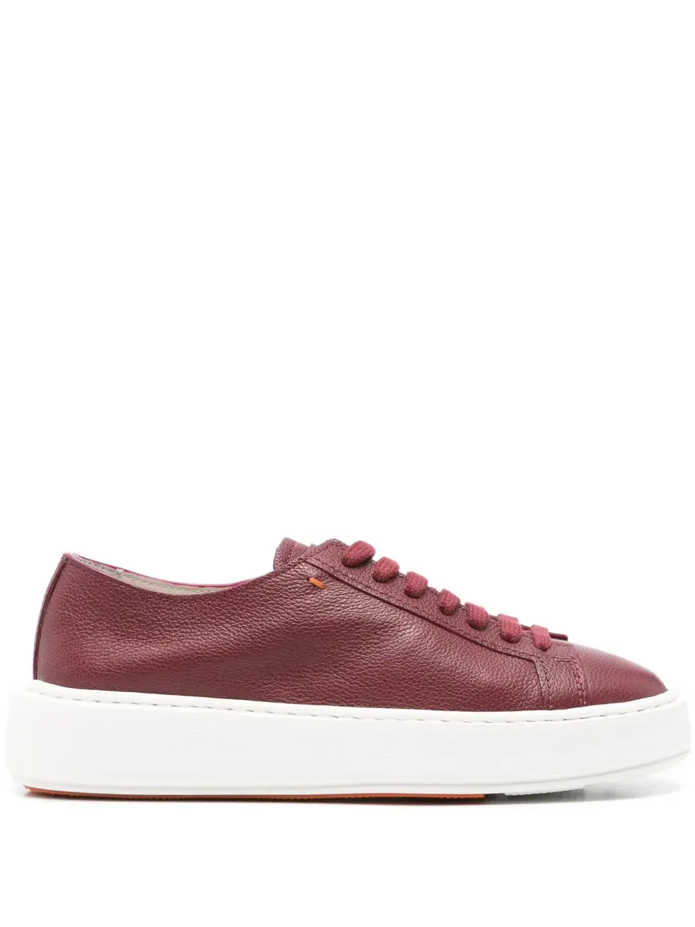Кроссовки на платформе Santoni, красный