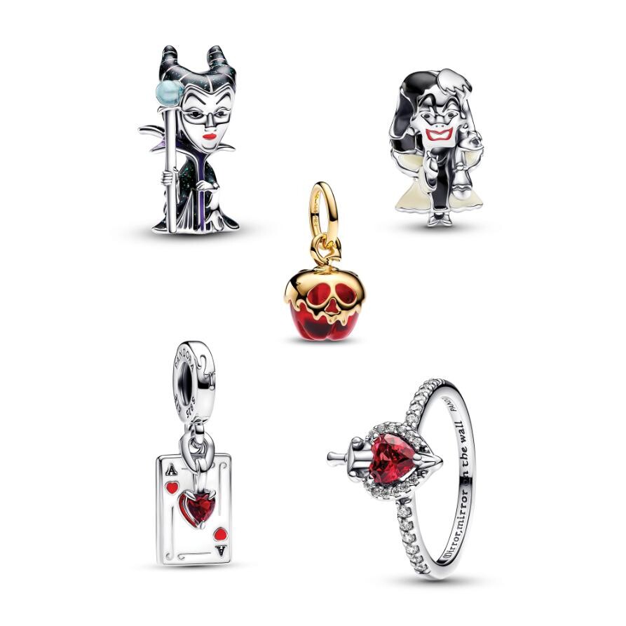 

Ювелирный набор Disney Villians Full Collection Set Pandora, стерлинговое серебро