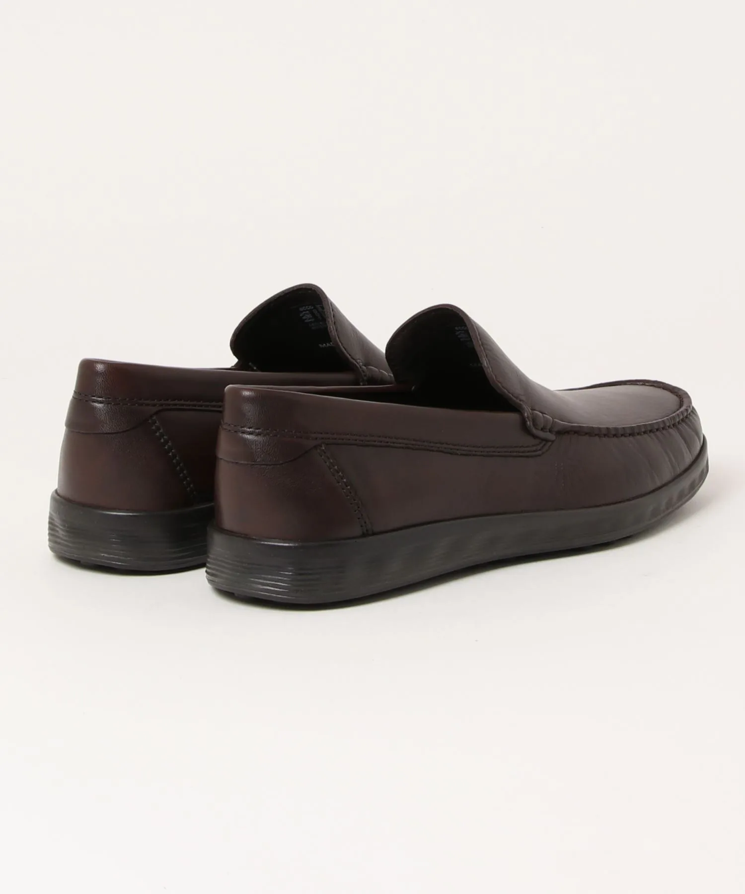 Мужские лоферы из мягкой кожи S Light Mock M ECCO коричневые — фото 2