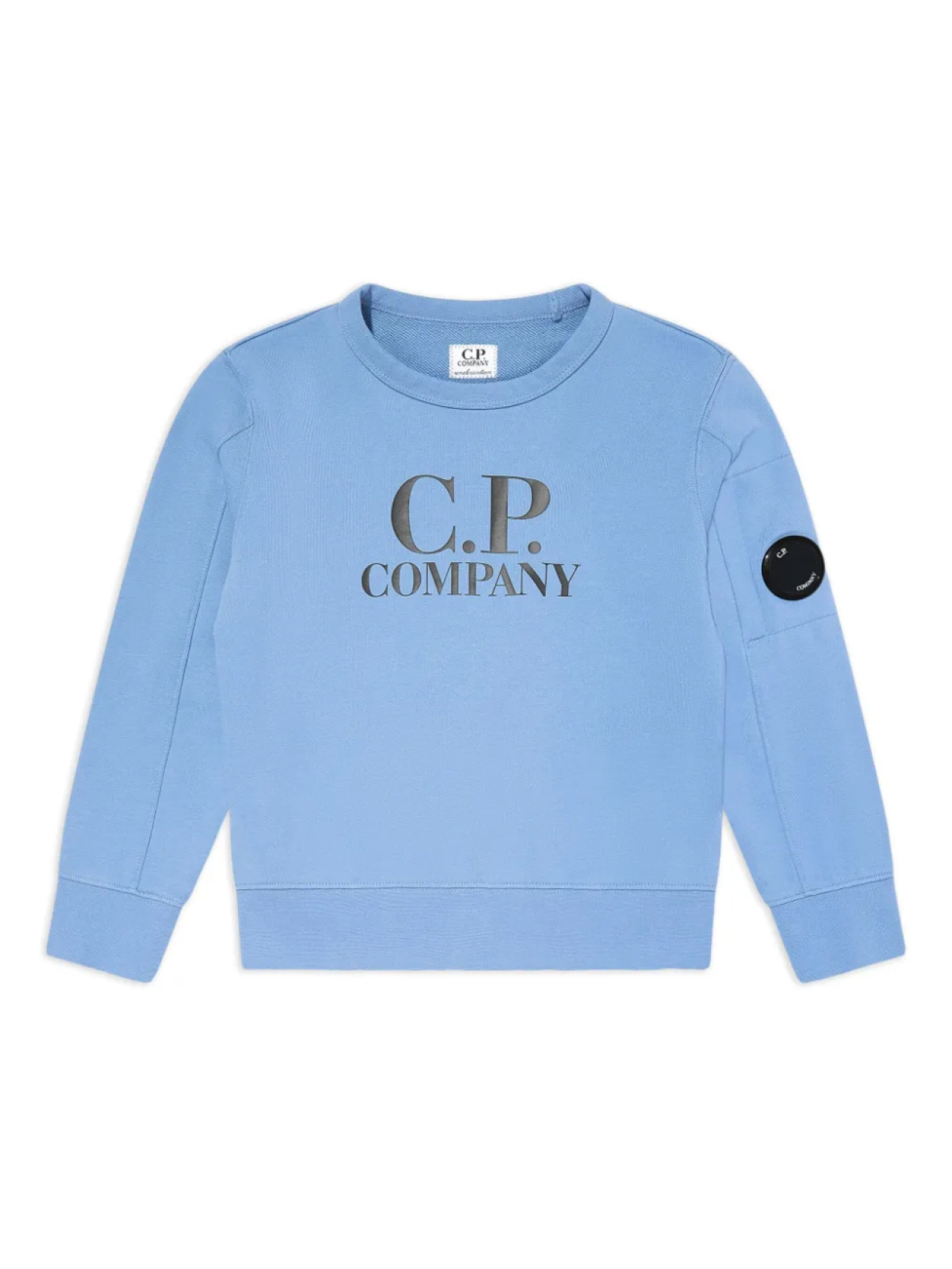 

Детская толстовка с логотипом CP Company C.P. Company Kids, синий