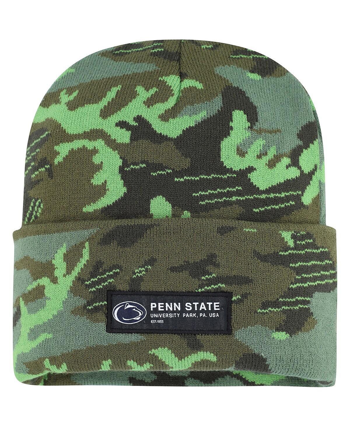 

Мужская камуфляжная вязаная шапка с манжетами Penn State Nittany Lions Veterans Day Nike