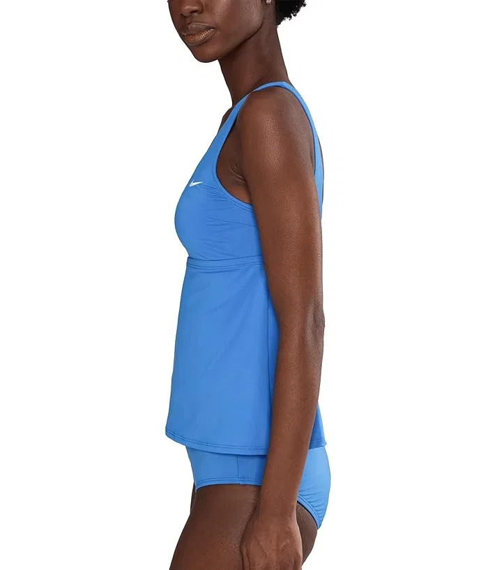 Танкини Nike Effortless Essential Scoop Neck, Blue Crystal — фото 3
