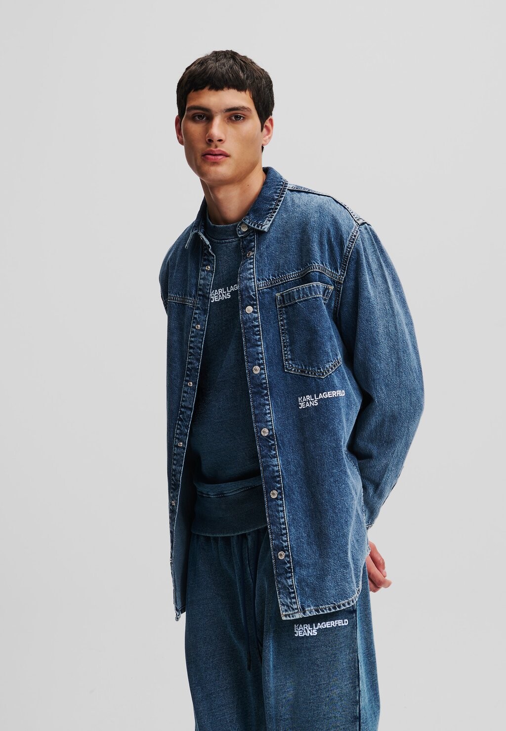 

Рубашка Karl Lagerfeld Jeans, черный