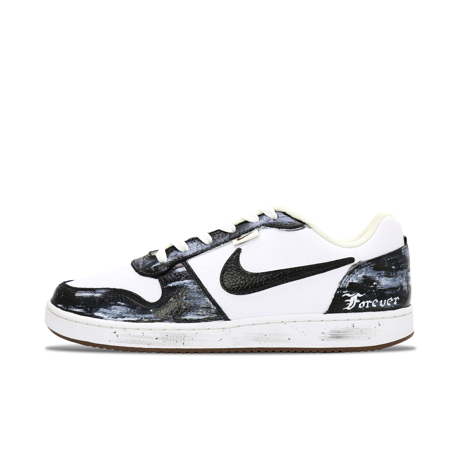 

Nike Кроссовки для скейтбординга EBERNON Starry Night Ink Trace Abrasion Resistant низкие мужские Black White