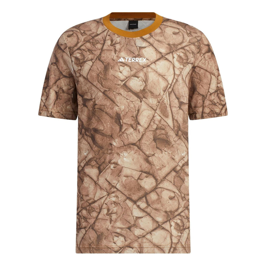 

Футболка adidas National Geographic Graphic Tencel Short Sleeve Tee 'Brown', коричневый