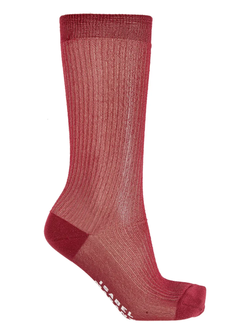 

Носки с рубчатой вязкой ISABEL MARANT, красный