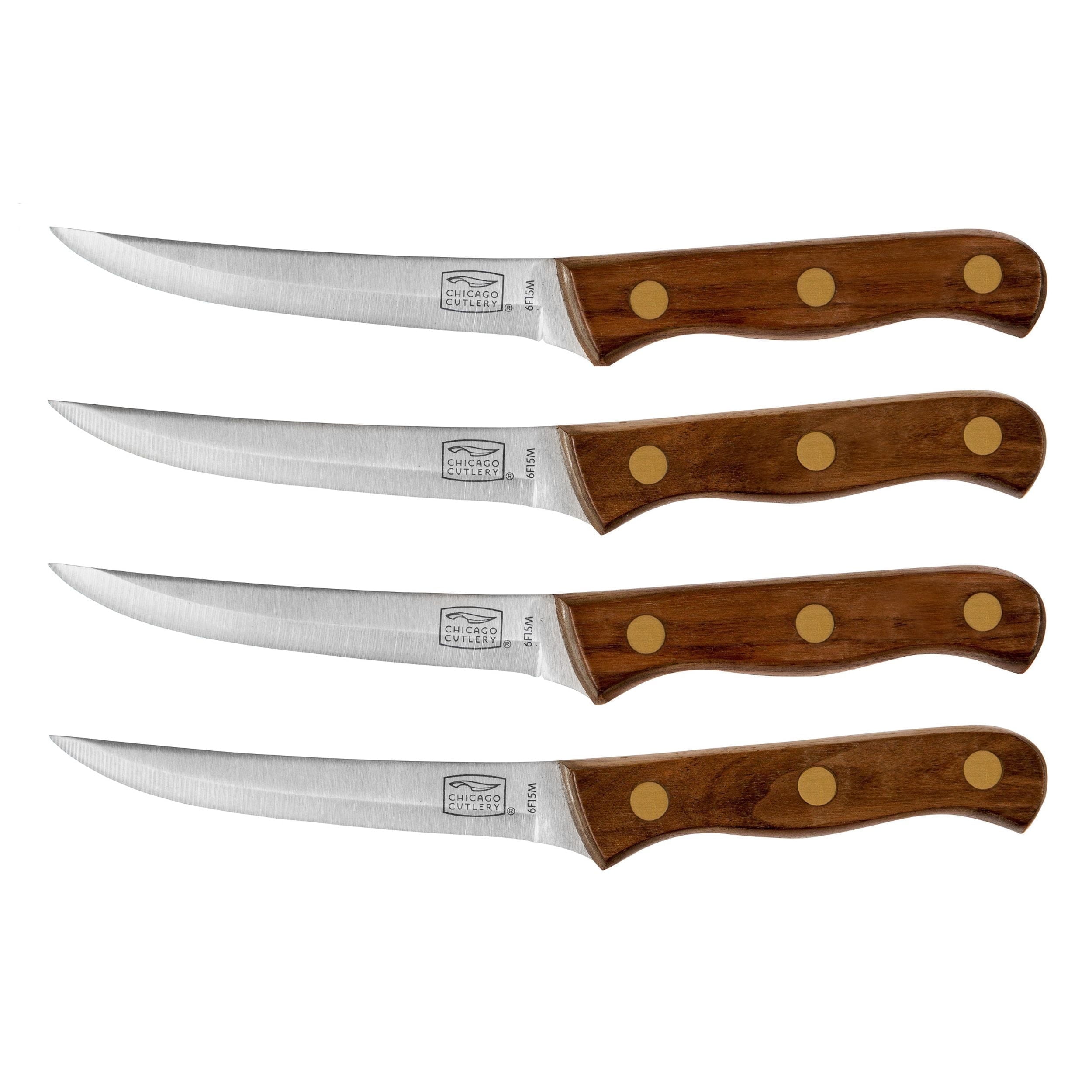 

Набор ножей для стейка Chicago Cutlery Walnut Tradition 4 шт, коричневый