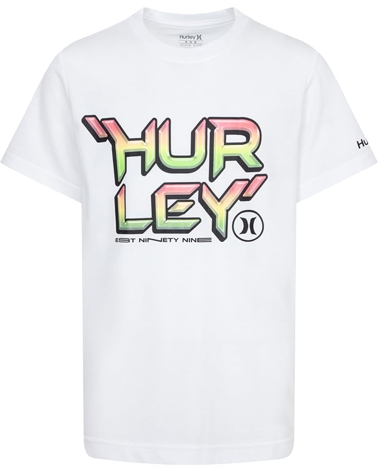 

Футболка Hurley Kids Y2K Stack Graphic T-Shirt, белый