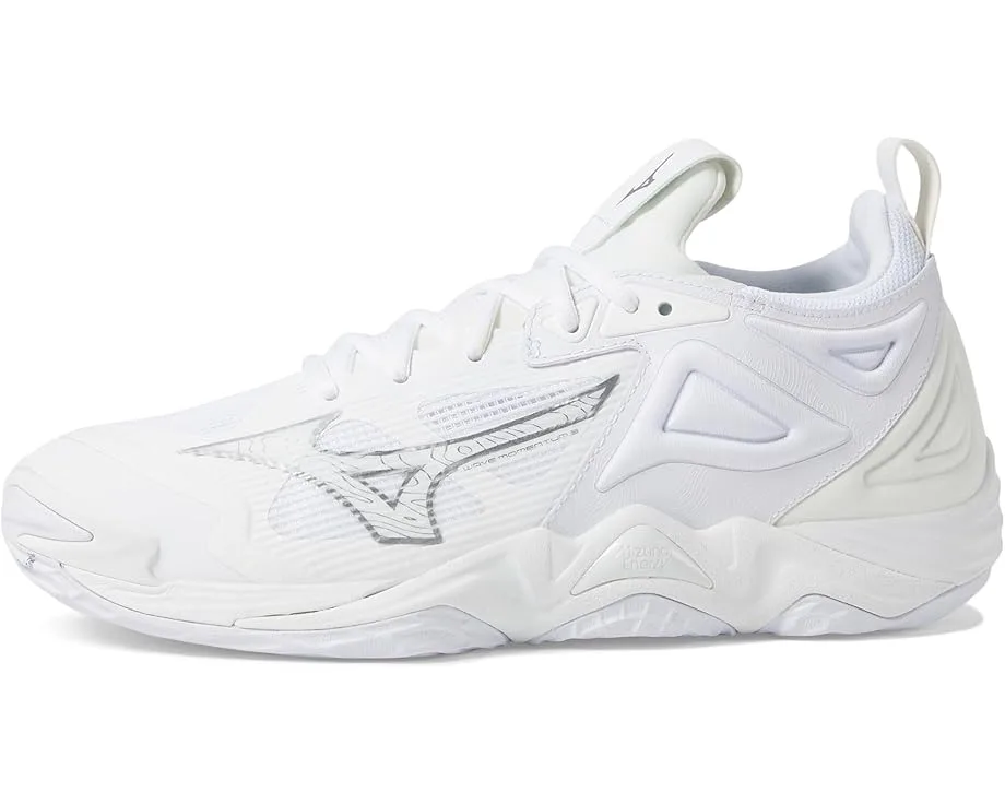 Кроссовки Mizuno Wave Momentum 3, White/Silver — фото 4
