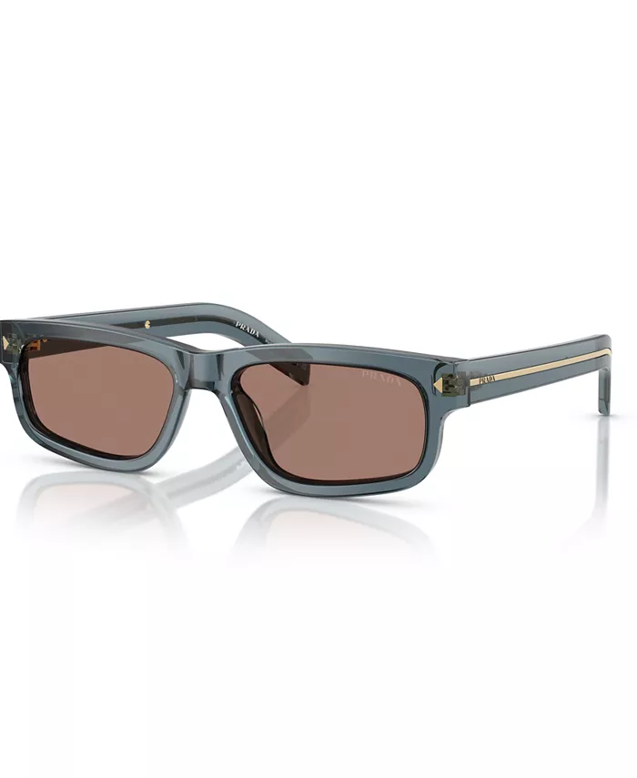 Мужские прямоугольные солнцезащитные очки, PRB11S Prada, белый