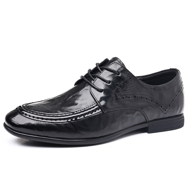 

Черные туфли Dress Shoes Men's Black SHUPATE, однослойные