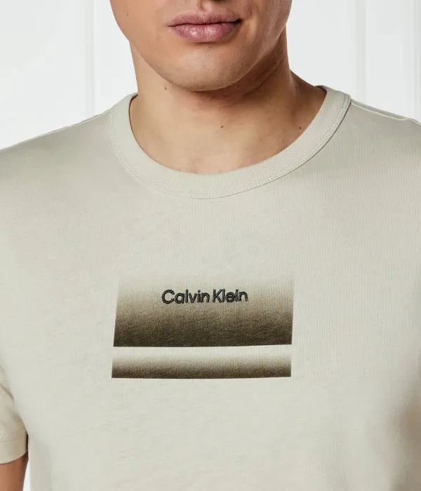 Футболка Regular fit Calvin Klein, бежевый — фото 4
