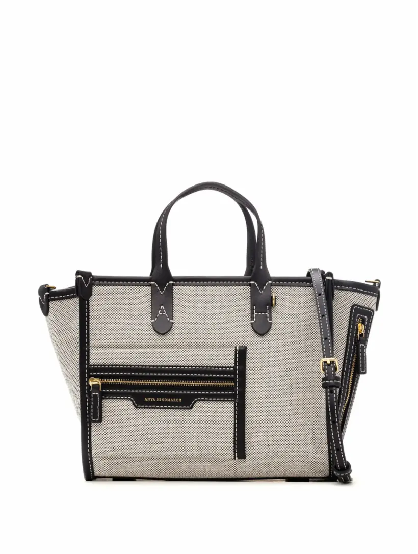 

Сумка-тоут Pocket Anya Hindmarch, серый