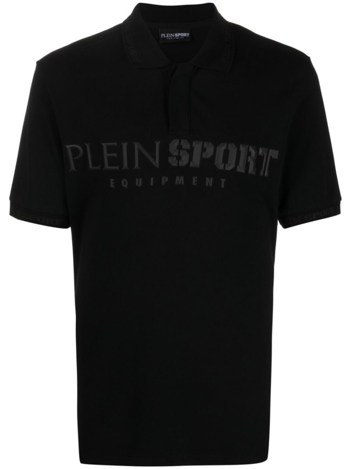 

Plein Sport рубашка поло с короткими рукавами, черный