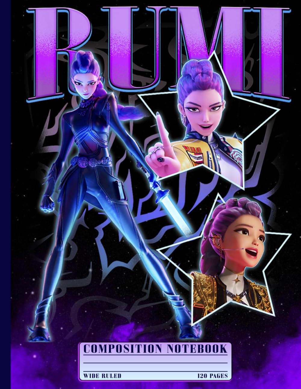 

K-Pop Composition Notebook: Wide Ruled Journal Featuring Anime Inspired Fantasy Warrior Girl, Perfect for Teens, Students, College Fans, and Music Lovers (Independently published)