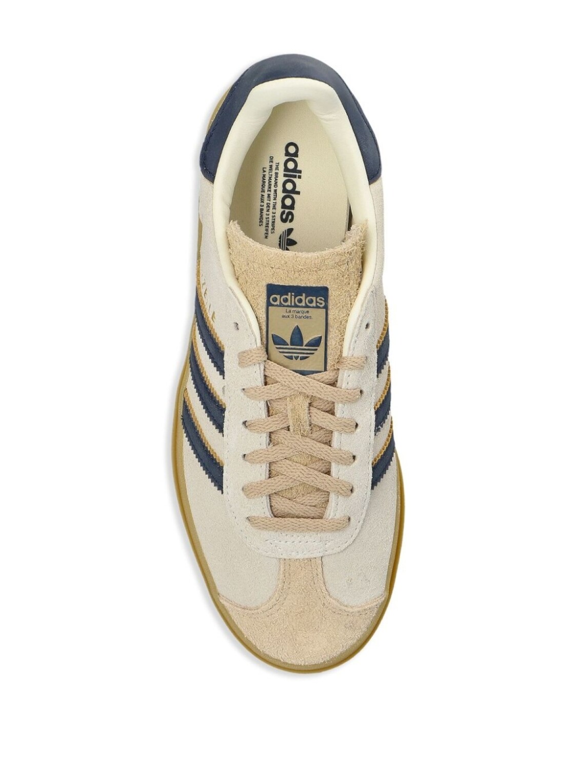 Adidas кроссовки Gazelle Bold, нейтральный цвет — фото 4