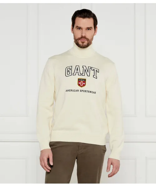 

Водолазка Regular fit Gant, белый