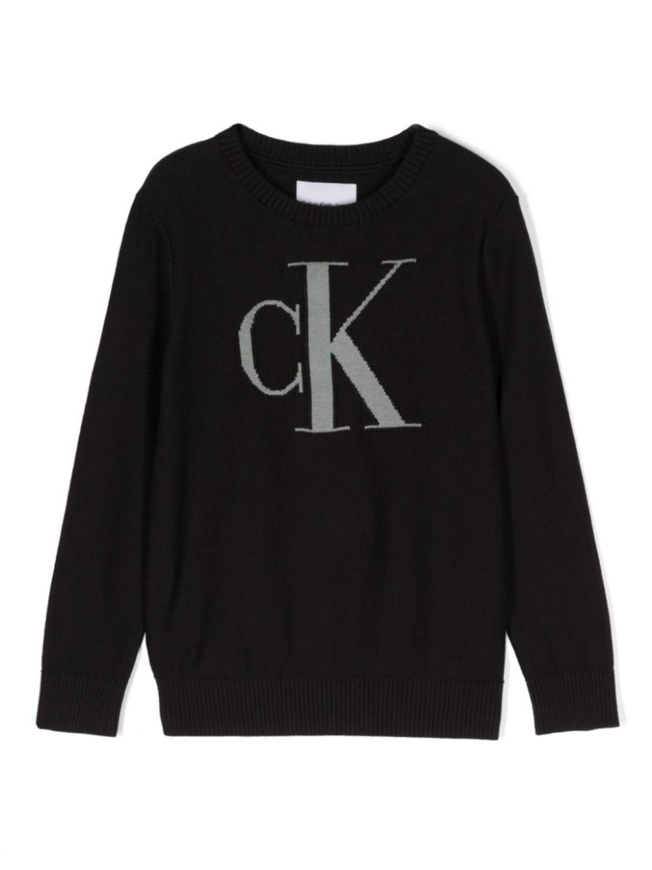 

Джемпер с логотипом Calvin Klein Kids, черный