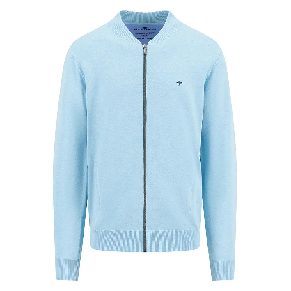 

Свитер Fynch Hatton 1513216 full zip, синий