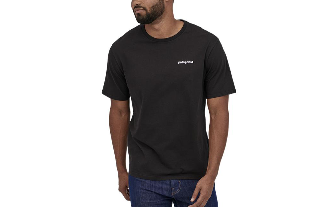 

Футболка P 6 Logo Responsibili Tee Patagonia, черный