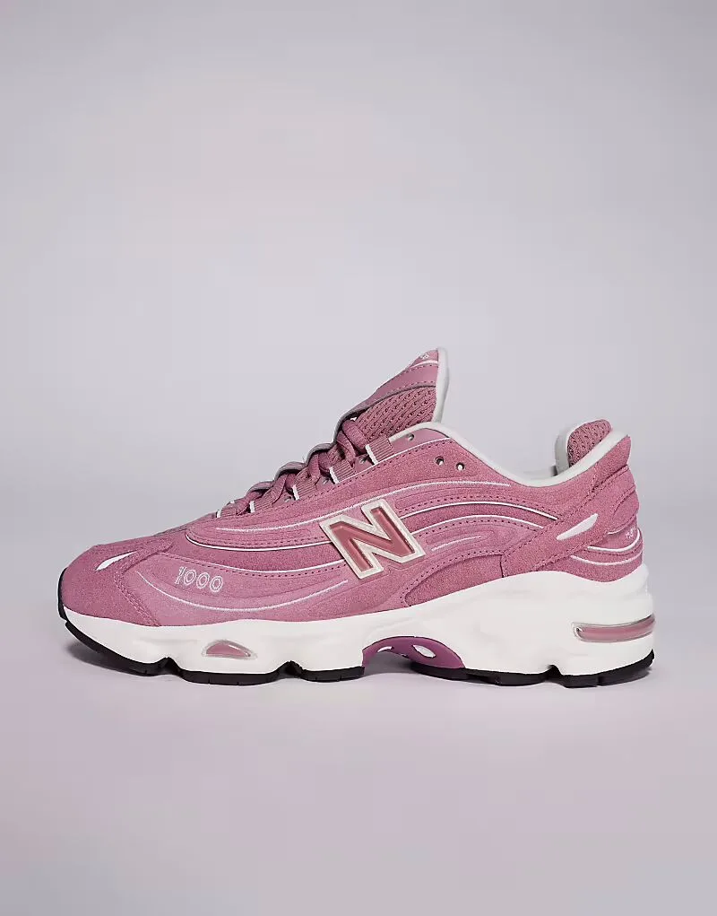 Унисекс кроссовки New Balance M1000 розового цвета — фото 2