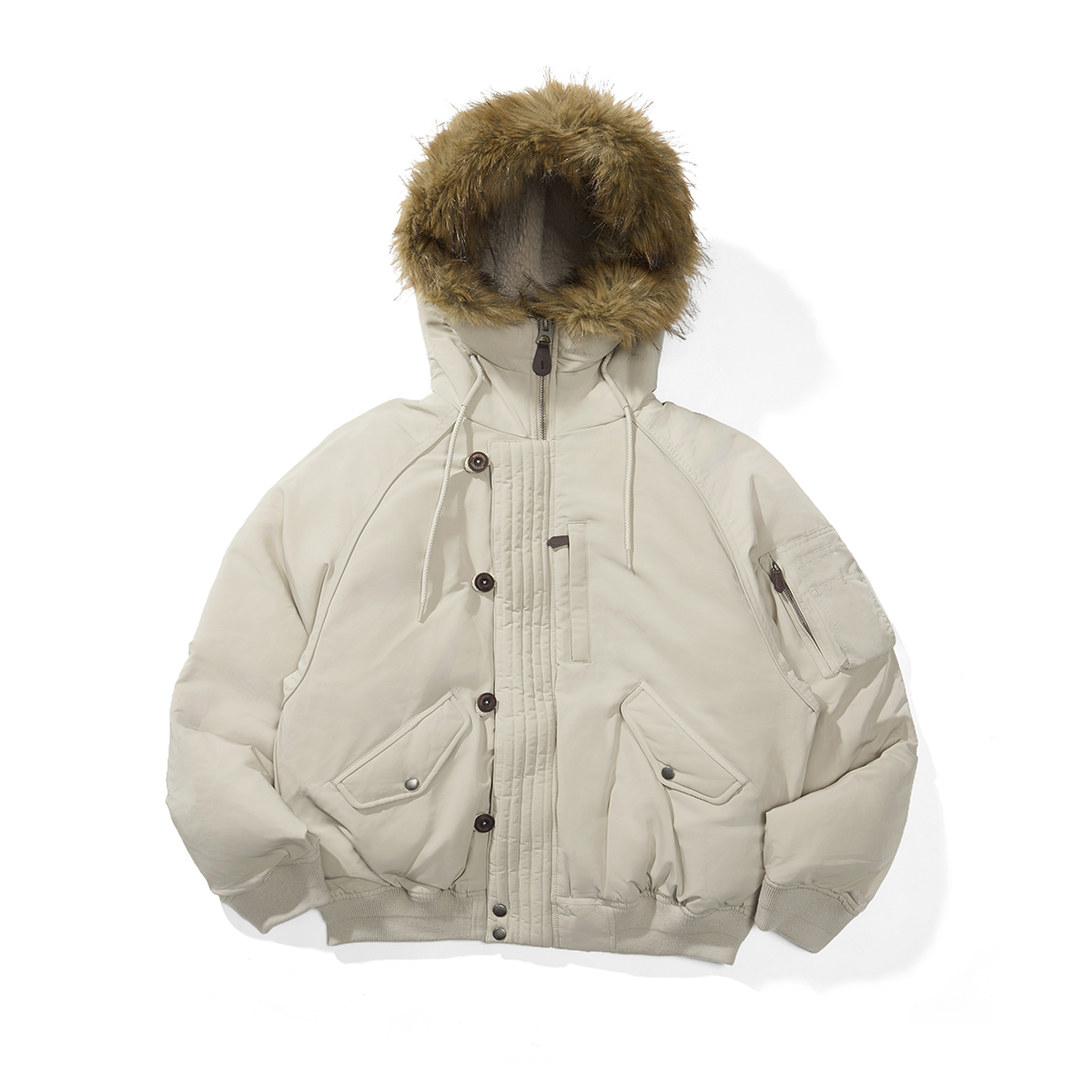 

Куртка Monterest Shun Time Wilderness Down Unisex NOTHOMME, светло-коричневый белый