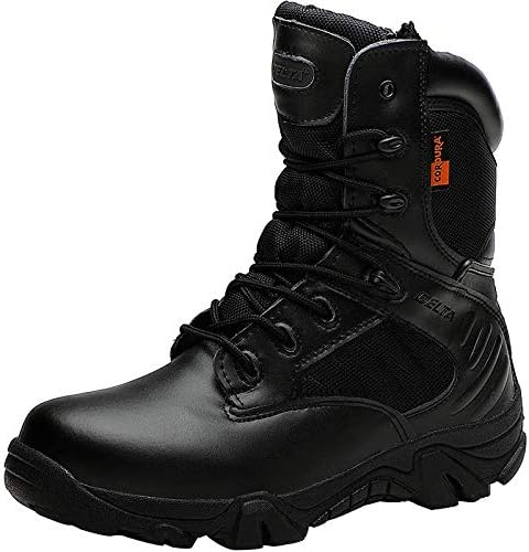 

Военные тактические ботинки Bitiger 18 см с дышащей легкой конструкцией, мужские армейские джунгли, пустынная обувь на щиколотку для мужчин, черный