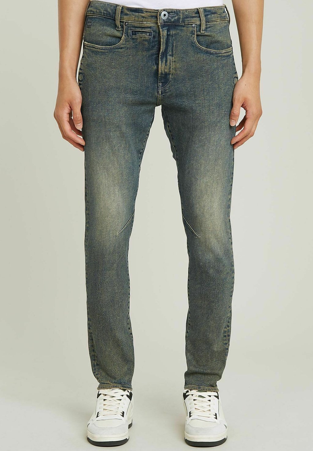 

Зауженные джинсы D-STAQ 3D - Slim fit jeans G-STAR, темно-синий