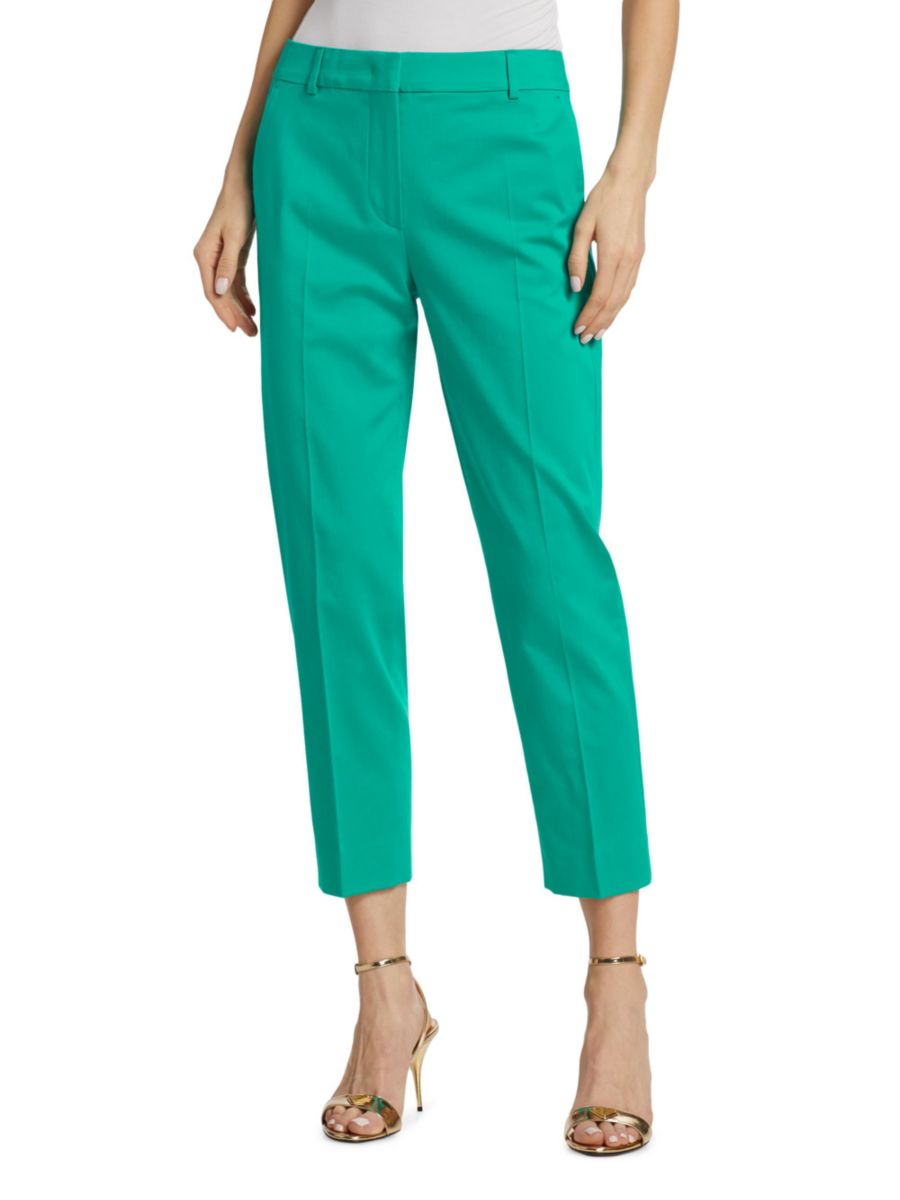 

Укороченные прямые брюки Lince Max Mara, цвет Pastel Green