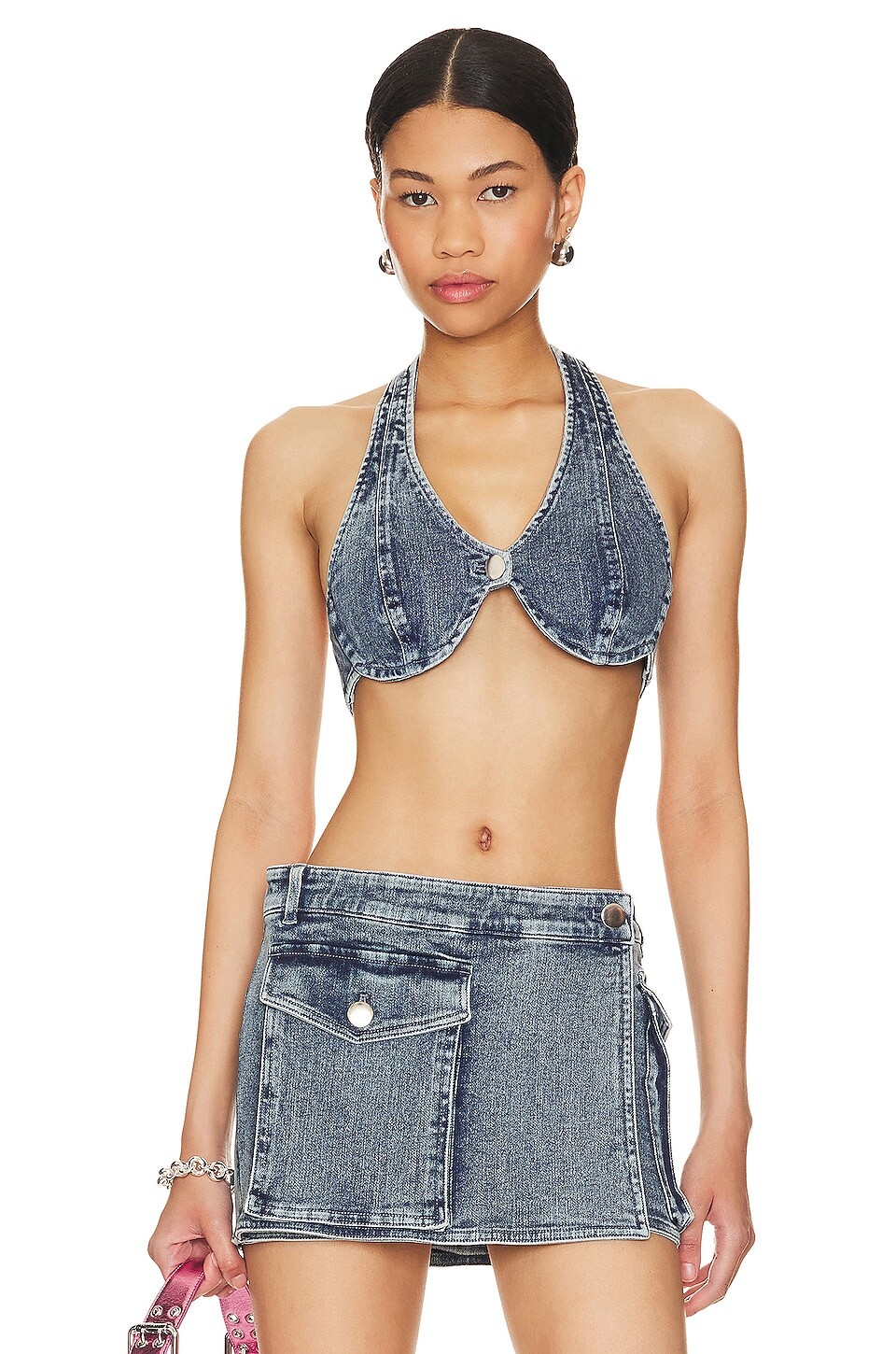 

Топ h:ours Zora Bra, цвет Indigo Blue
