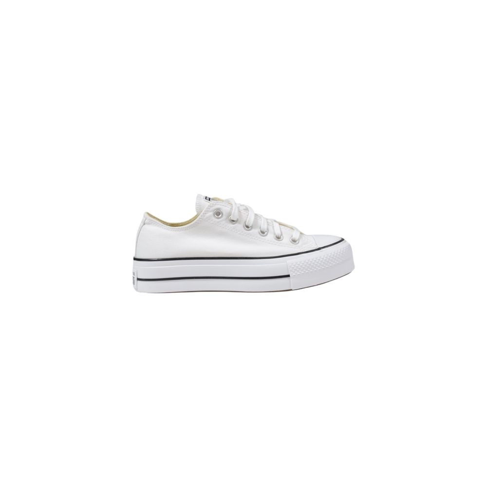 

Белые хлопковые кроссовки Converse