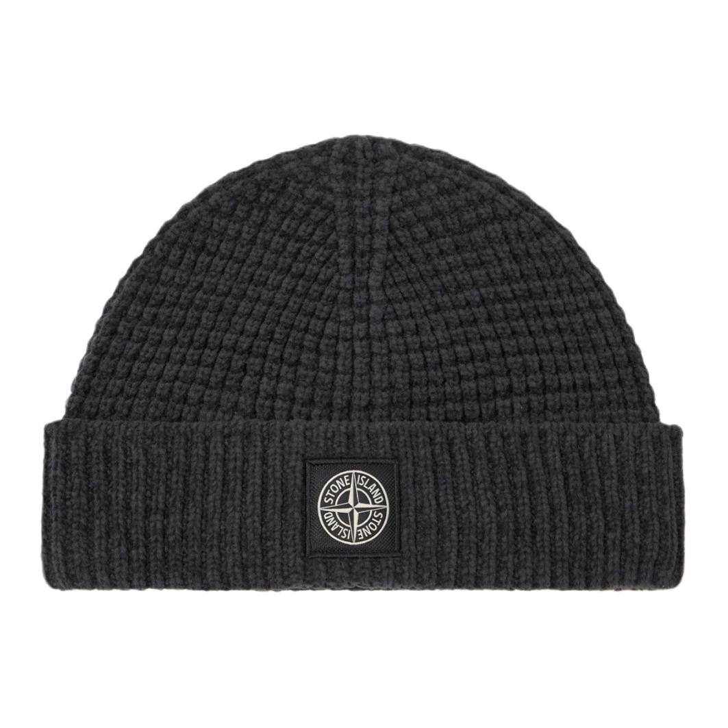 

Хлопковые шапка Unisex Charcoal Gray STONE ISLAND