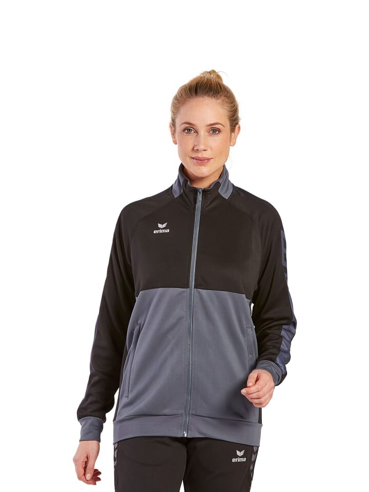 

Куртка для тренировок и бега erima, цвет slate grey/schwarz