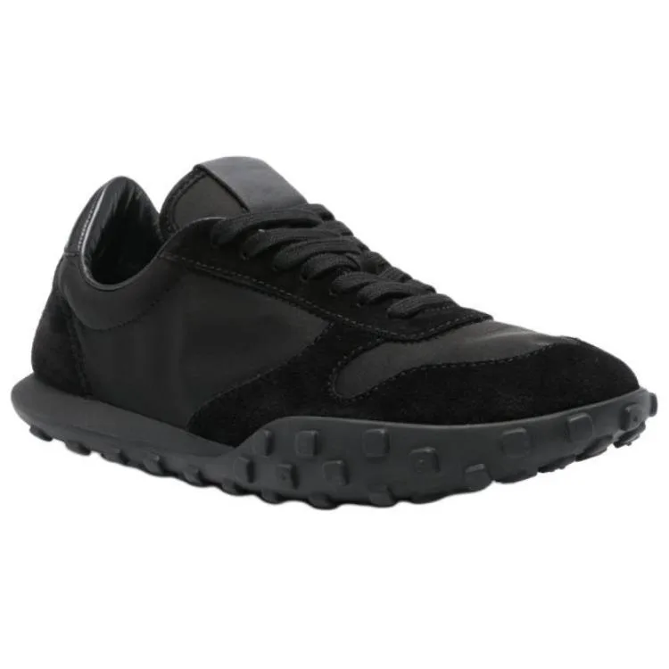 JIL SANDER Мужские черные кроссовки low top — фото 4