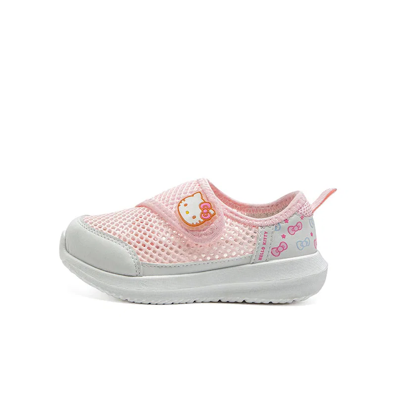 Кроссовки Hello Kitty Anti Kick с защитой от истирания, дышащие, легкие, амортизирующие, балансирующие, низкие Sanrio, White Purple-Kuromi — фото 3