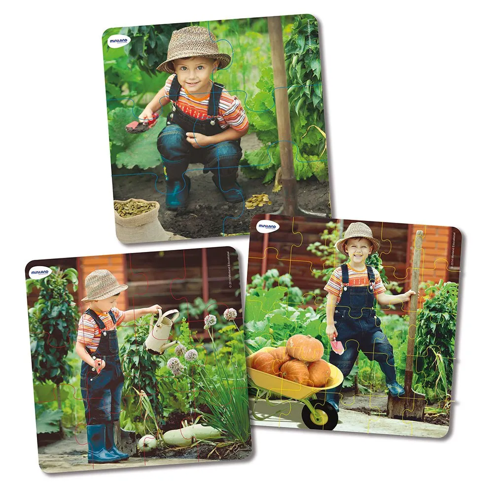 

Миниленд: Жизнь растения и головоломка Miniland, мультиколор