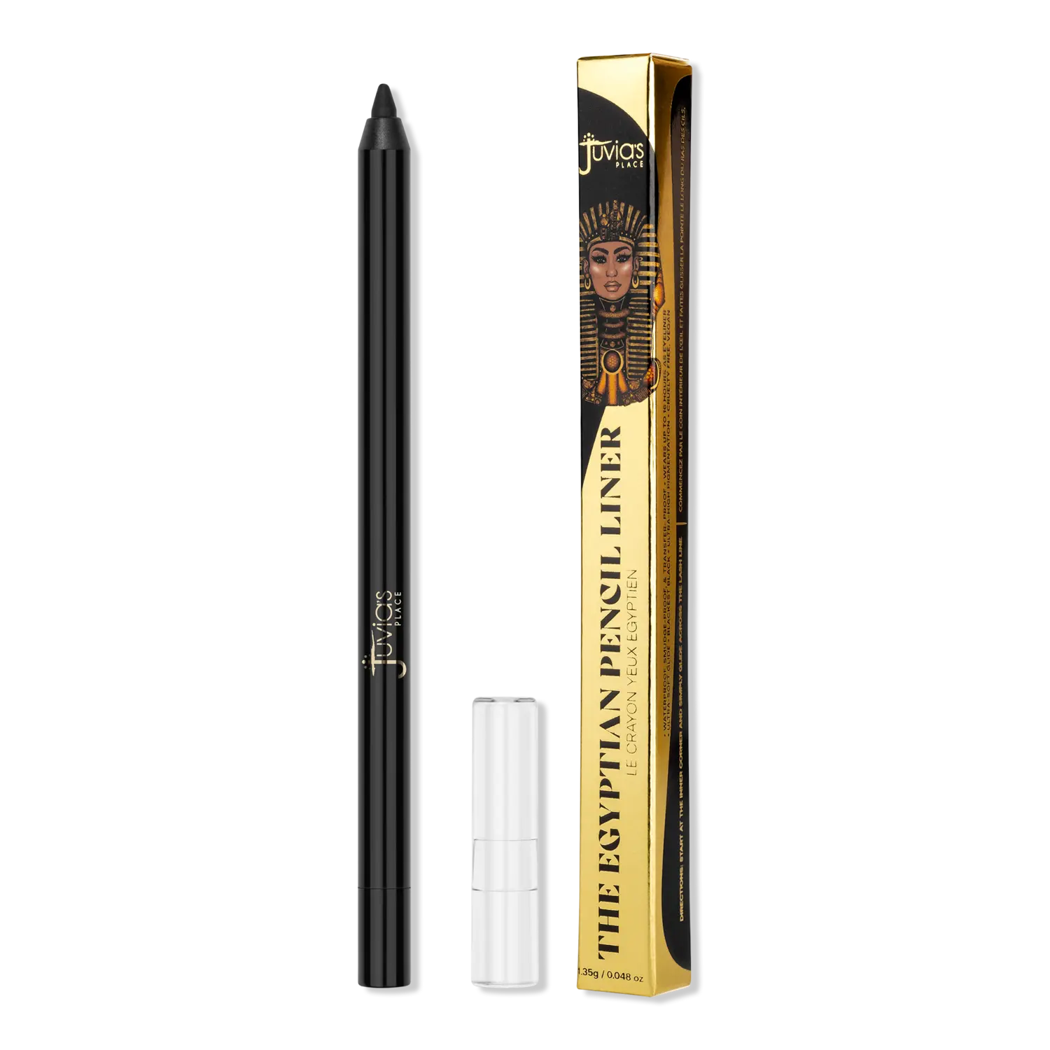 

Египетский карандаш для подводки глаз Juvia's Place, Kajal (blackest black)