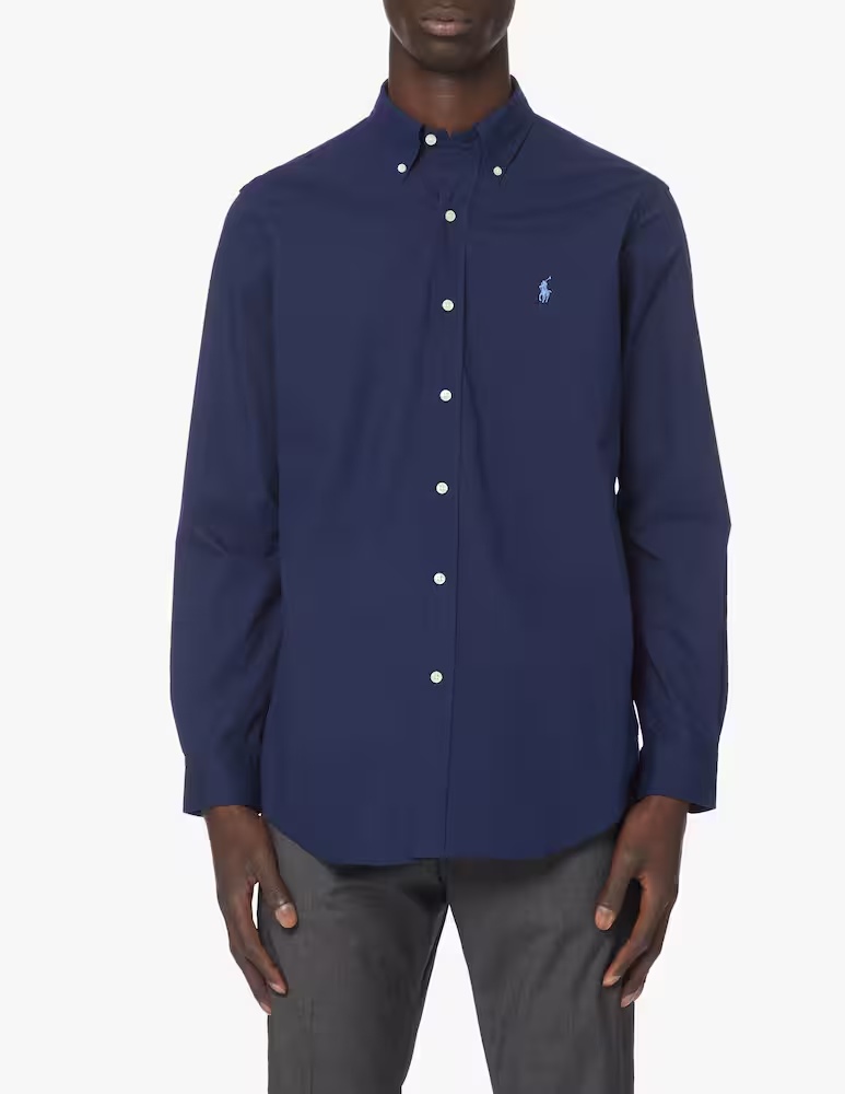 

Спортивная рубашка из бистряка Polo Ralph Lauren, цвет Newport Navy